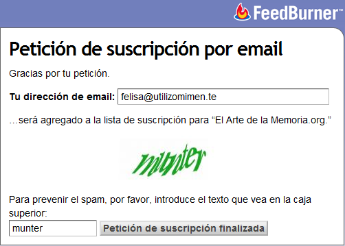 Fedburner Correo